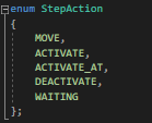Step Action